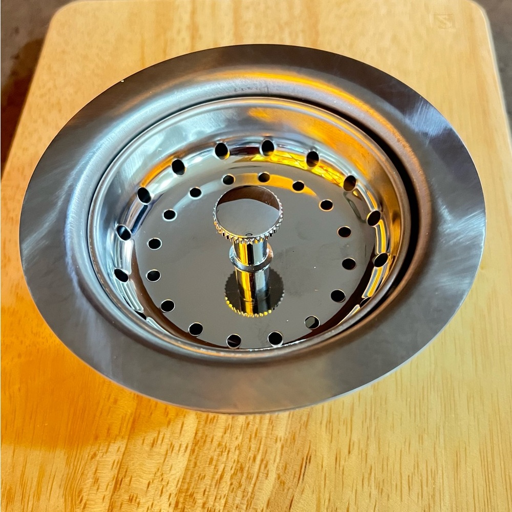 Kohler 7400 Stainless Steel Sink Basket Strainer - Fits 3.5" - 4" Drain Hole